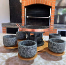 Jogo 9 Peças - Churrasco Giratório